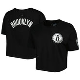 Brooklyn Nets Pro Standard Women's Classics Boxy T-Shirt Black outlet