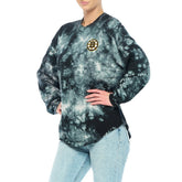 Boston Bruins Fanatics Women's Crystal-Dye Long Sleeve T-Shirt - Black | US 4998550