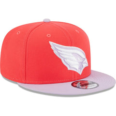 Arizona Cardinals New Era Two-Tone Color Pack 9FIFTY Snapback Hat - Red/Lavender Hats