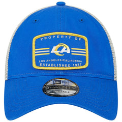 Los Angeles Rams New Era Property Trucker 9TWENTY Adjustable Hat - Royal Hats