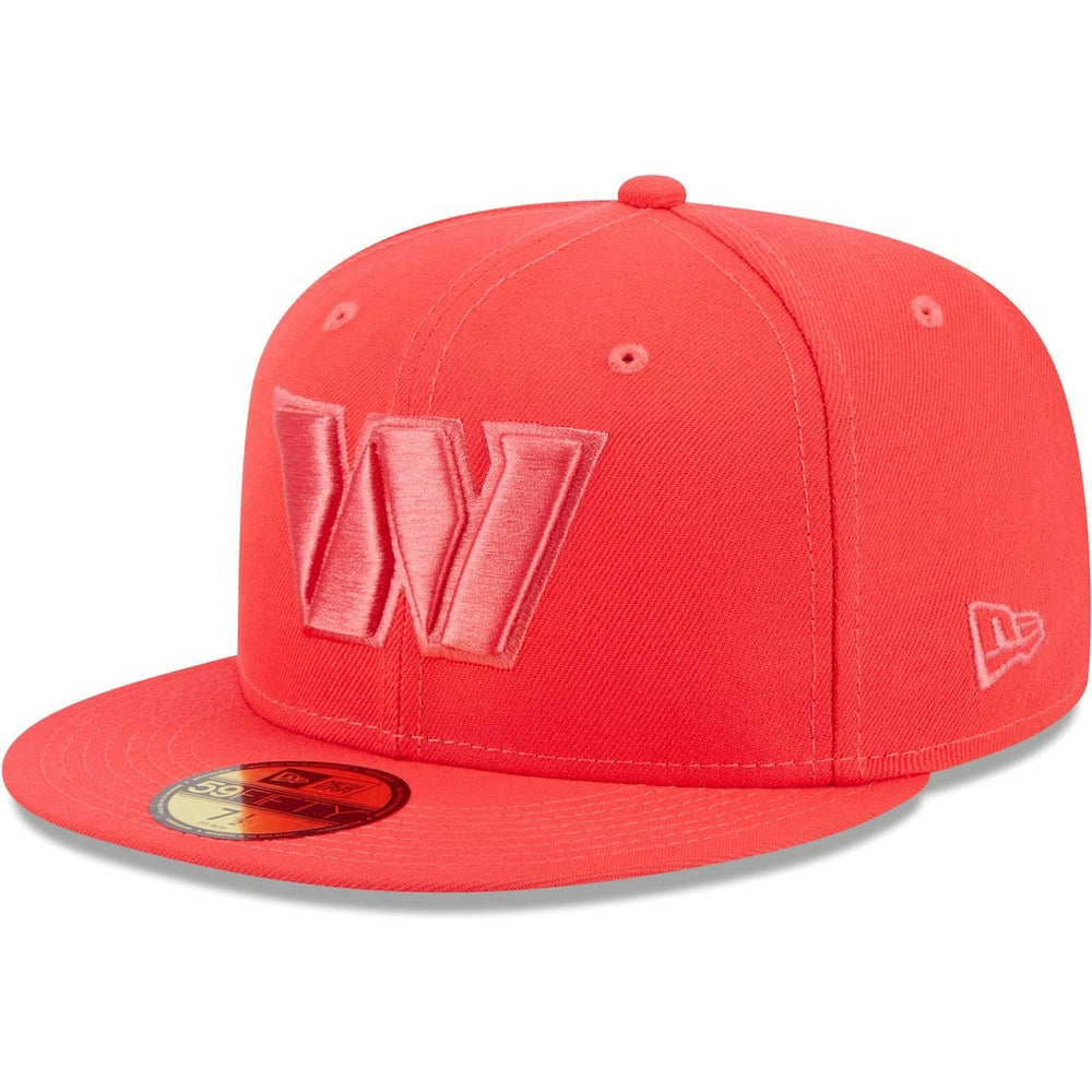 Washington Commanders New Era Color Pack Brights 59FIFTY Fitted Hat - Red Hats