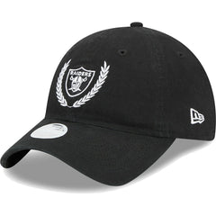 Las Vegas Raiders New Era Women's Leaves 9TWENTY Adjustable Hat - Black Hats