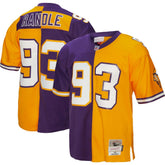 John Randle Minnesota Vikings 1998 Split Legacy Replica Jersey - Purple/Gold Jerseys