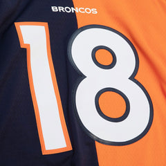 Peyton Manning Denver Broncos 2015 Split Legacy Replica Jersey - Navy/Orange Jerseys