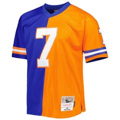 John Elway Denver Broncos 1990 Split Legacy Replica Jersey - Royal/Orange Jerseys