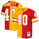 Mike Alstott Tampa Bay Buccaneers 1996 Split Legacy Replica Jersey - Orange/Red Jerseys