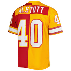 Mike Alstott Tampa Bay Buccaneers 1996 Split Legacy Replica Jersey - Orange/Red Jerseys
