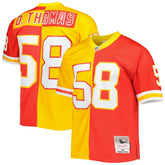 Derrick Thomas Kansas City Chiefs 1994 Split Legacy Replica Jersey - Red/Gold Jerseys