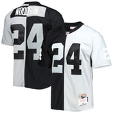 Charles Woodson Las Vegas Raiders 1998 Split Legacy Replica Jersey - Black/Silver Jerseys