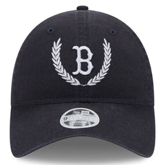 Boston Red Sox New Era Women's Leaves 9TWENTY Adjustable Hat - Navy Hats