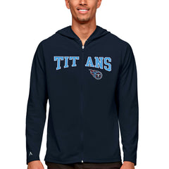 Tennessee Titans Antigua Legacy Full-Zip Hoodie - Navy Hoodies