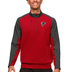 Atlanta Falcons Antigua Team Quarter-Zip Pullover Top - Red Pullover