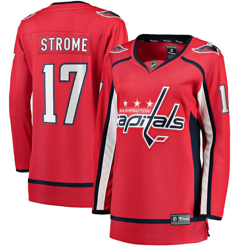 Dylan Strome Washington Capitals Fanatics Women's Home Breakaway Player Jersey - Red | US 5010816
