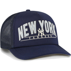 New York Yankees '47 Backhaul Foam Trucker Snapback Hat - Navy Hats