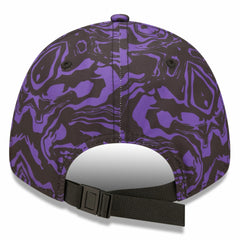 Tottenham Hotspur New Era Allover Print 9FORTY Adjustable Hat Black/Purple - New Era cheap