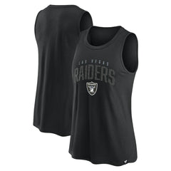 Las Vegas Raiders Women's Classic Rhine Tank Top - Black Tops