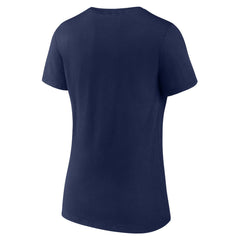 Tennessee Titans Women's Shine Time V-Neck T-Shirt - Navy T-shirts