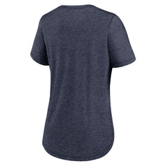 Tennessee Titans Women's Local Fashion Tri-Blend T-Shirt - Heather Navy T-shirts