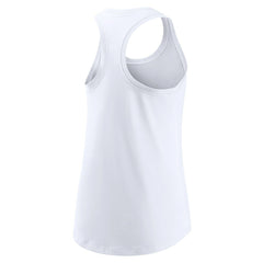 Atlanta Falcons Women's Tri-Blend Scoop Neck Racerback Tank Top - White Tops