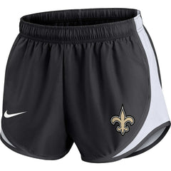 New Orleans Saints Women's Plus Size Tempo Shorts - Black Shorts