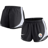 Pittsburgh Steelers Women's Performance Tempo Shorts - Black Shorts