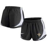 New Orleans Saints Women's Performance Tempo Shorts - Black Shorts