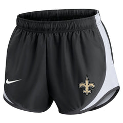 New Orleans Saints Women's Performance Tempo Shorts - Black Shorts