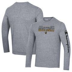 Vegas Golden Knights Champion Tri-Blend Long Sleeve T-Shirt - Heather Gray | US 5020591