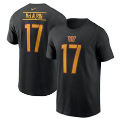 Terry McLaurin Washington Commanders Player Name & Number T-Shirt - Black T-shirts