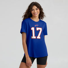 Josh Allen Buffalo Bills Women's Player Name & Number T-Shirt - Royal T-shirts
