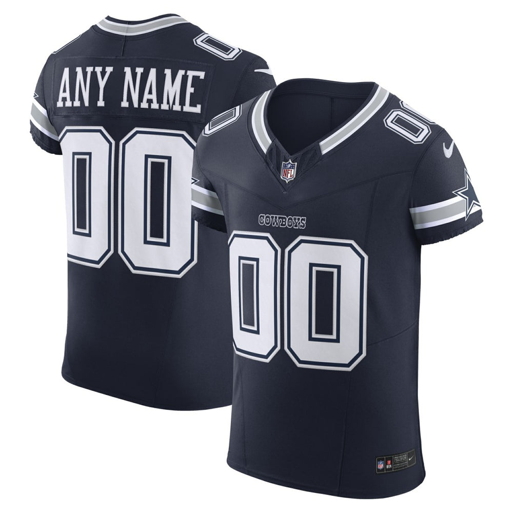 Dallas Cowboys Vapor F.U.S.E. Elite Custom Jersey - Navy Jerseys