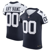 Dallas Cowboys Vapor F.U.S.E. Elite Custom Jersey - Navy Jerseys