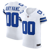 Dallas Cowboys Vapor F.U.S.E. Elite Custom Jersey - White Jerseys