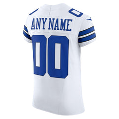 Dallas Cowboys Vapor F.U.S.E. Elite Custom Jersey - White Jerseys