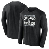Chicago White Sox Fanatics Heroic Play Raglan Long Sleeve T-Shirt - Black T-shirts