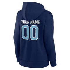 Tampa Bay Rays Women's Personalized Team Winning Streak Pullover Hoodie - Navy Hoodies
