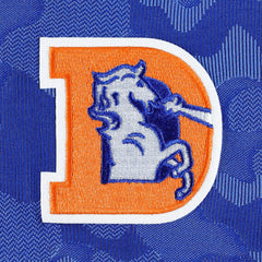 Denver Broncos Antigua Brigade Throwback Quarter-Zip Top - Royal Tops