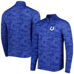 Indianapolis Colts Antigua Brigade Quarter-Zip Sweatshirt - Royal Sweatshirts