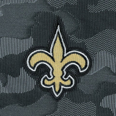 New Orleans Saints Antigua Brigade Quarter-Zip Sweatshirt - Black Sweatshirts