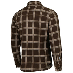 Cleveland Browns Antigua Industry Flannel Button-Up Shirt Jacket - Brown Jackets