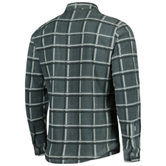 Green Bay Packers Antigua Industry Flannel Button-Up Shirt Jacket - Gray Jackets