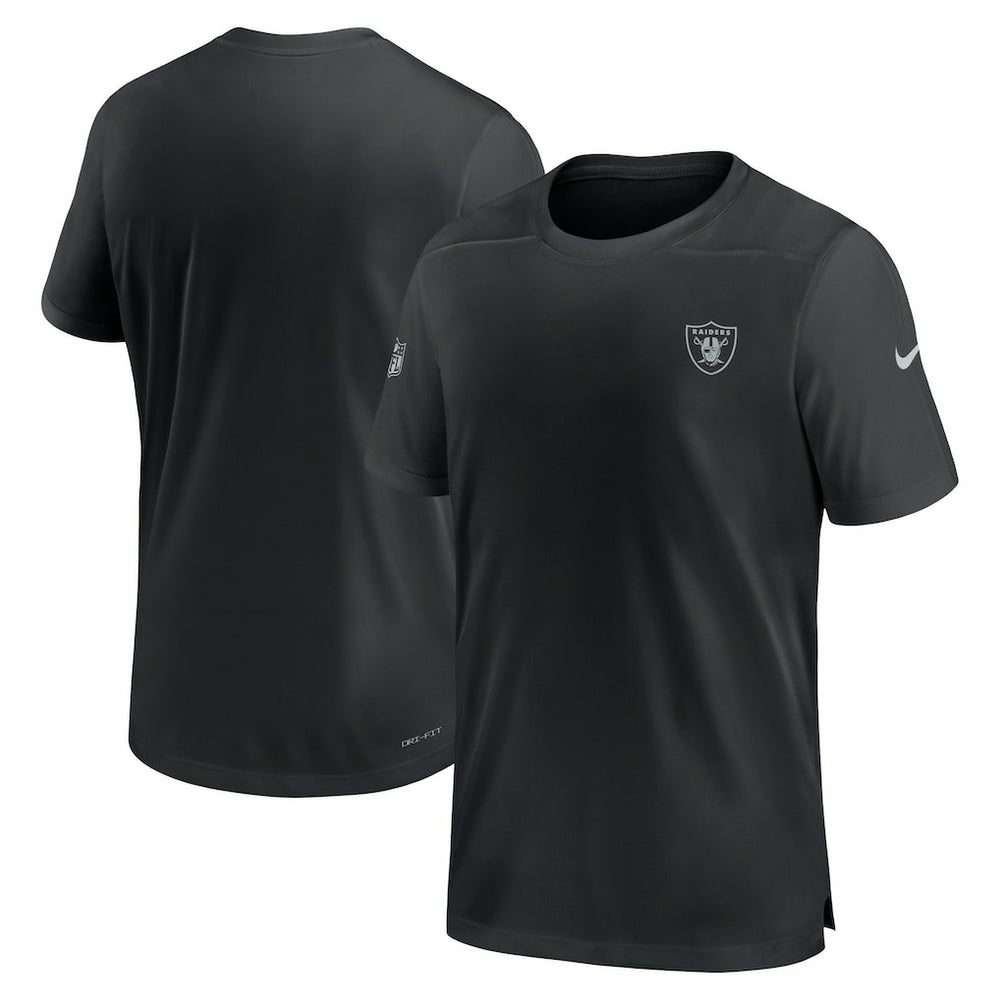 Las Vegas Raiders Sideline Coach Performance T-Shirt - Black T-shirts