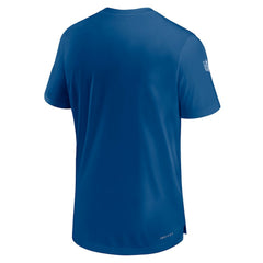 Indianapolis Colts Sideline Coach Performance T-Shirt - Royal T-shirts