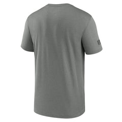 Las Vegas Raiders Sideline Legend Performance T-Shirt - Heather Gray T-shirts