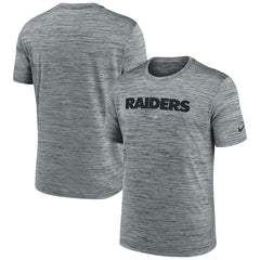 Las Vegas Raiders Velocity Performance T-Shirt - Gray T-shirts