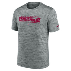 Washington Commanders Velocity Performance T-Shirt - Gray T-shirts