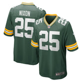 Keisean Nixon Green Bay Packers Game Player Jersey - Green Jerseys