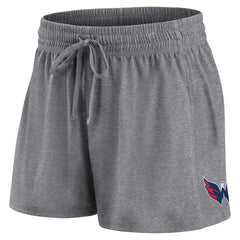 Washington Capitals Fanatics Women's Script T-Shirt & Shorts Set - Red/Heather Gray | US 5025687