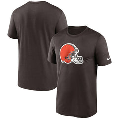Cleveland Browns Primetime Legend Logo Performance T-Shirt - Brown T-shirts