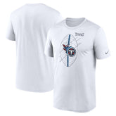 Tennessee Titans Legend Icon Performance T-Shirt - White T-shirts